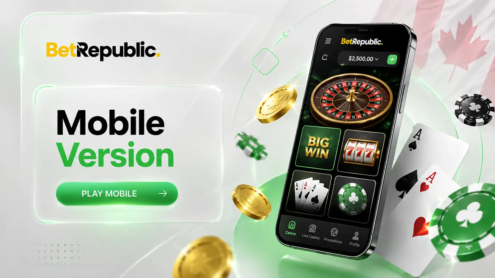BetRepublic Casino – Jeux d’argent en ligne au Canada